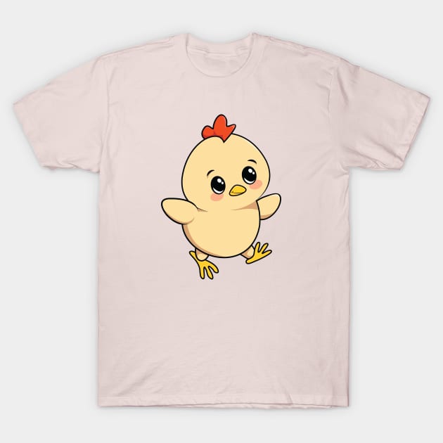 White Chicken T-Shirt by khearn151